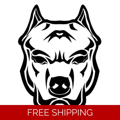 pitbull dog head Pet Die Cut Vinyl Decal sticker pitbull dog head Pet Die Cut Vinyl Decal sticker